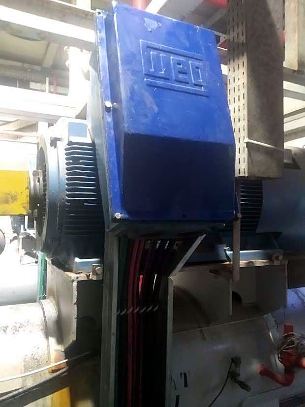 Motor WEG instalado